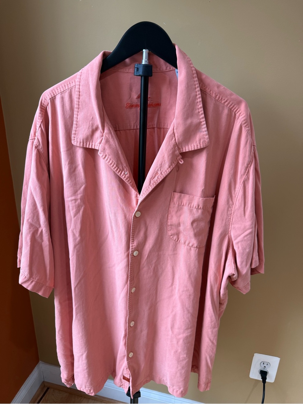 Tommy Bahama Relaxed Peach Short-Sleeve Camp Shirt